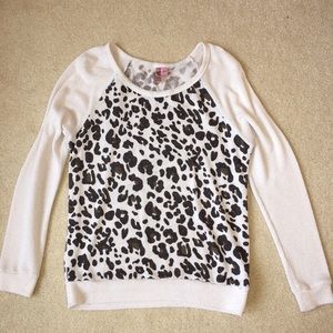 Animal print sweater